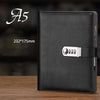 Journal intime classeur réutilisable noir