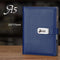 Journal intime classeur réutilisable noir }