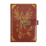 Journal intime phénix doré