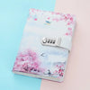 Journal intime rosé à fleurs de cerisier