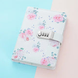 Journal intime rosé à fleurs de cerisier