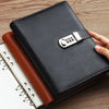 Journal intime classeur réutilisable noir