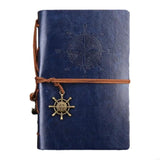 Journal intime bleu point cardinal