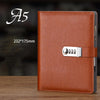 Journal intime classeur réutilisable noir