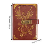 Journal intime phénix doré
