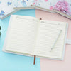 Journal intime rosé à fleurs de cerisier