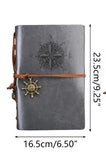 Journal intime bleu point cardinal