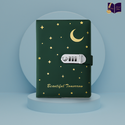 ZXHQ Carnet de Notes Carnet Secret fille Journal intime avec code pour Adulte garçon femmes, en PU Cuir Bloc-notes Pour Bureau, Cartes Porte-stylo, Taille 215x150mm (Taureau